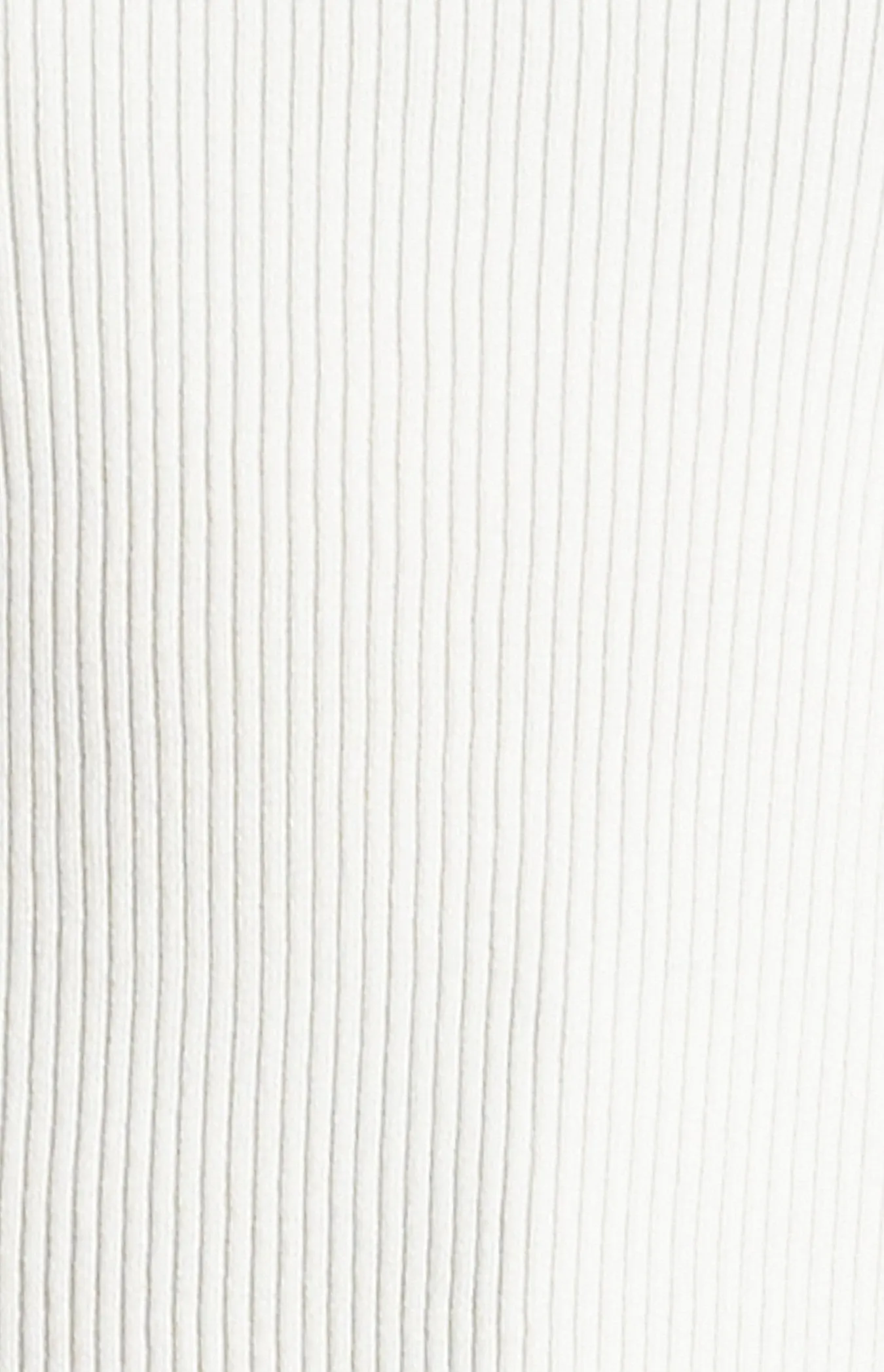 Wooden Bead Detail Halter Knit Top - White