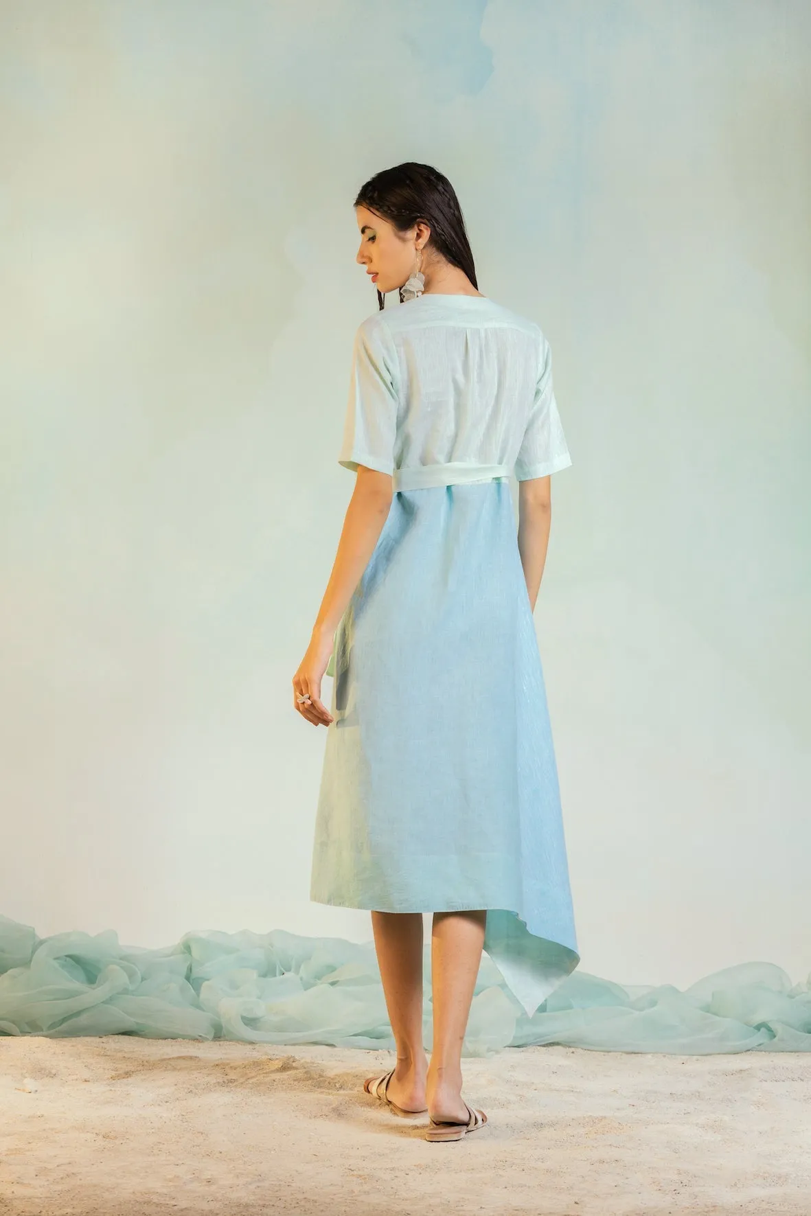 Wrap Linen Dress