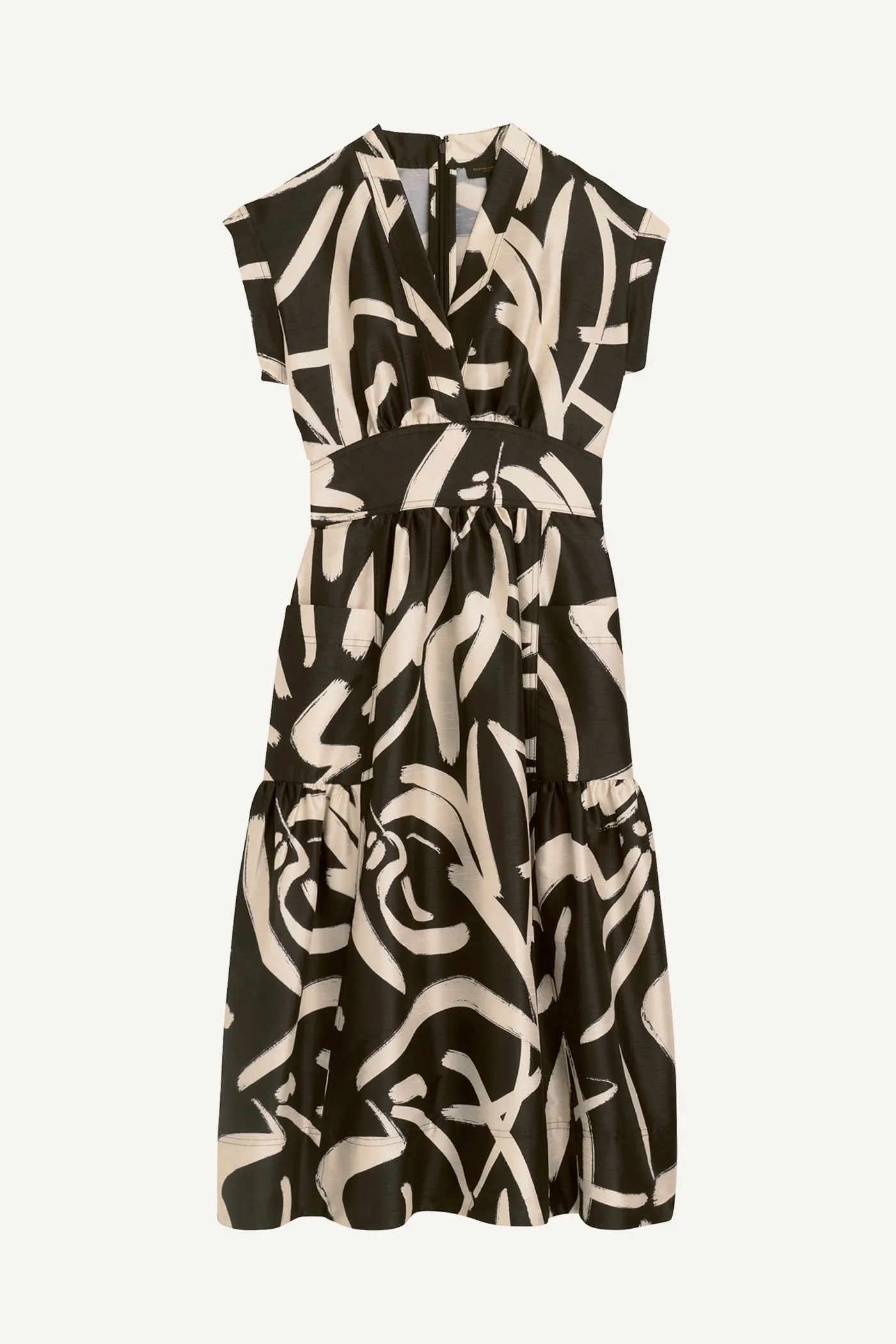 WRAP MIDI DRESS
