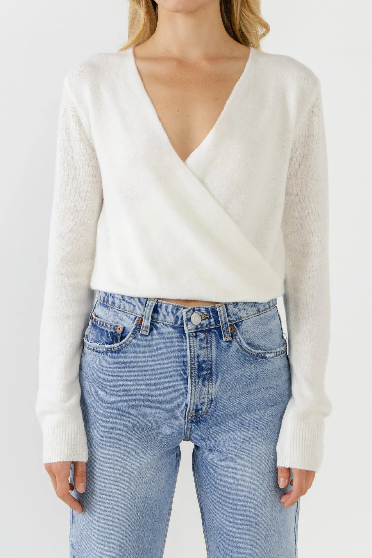 Wrapped Knit Top