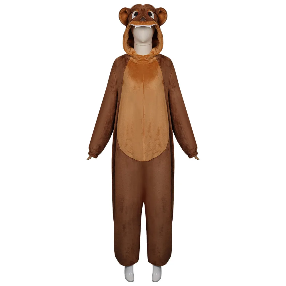 Zootopia  Duke Weaselton Cosplay Costume Jumpsuit Pajamas Sleepwear Halloween Carnival Suit