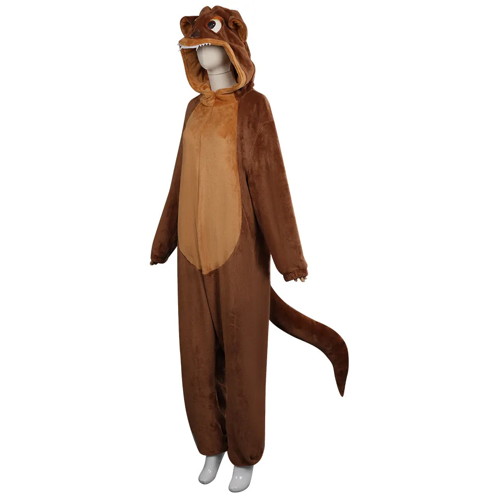 Zootopia  Duke Weaselton Cosplay Costume Jumpsuit Pajamas Sleepwear Halloween Carnival Suit