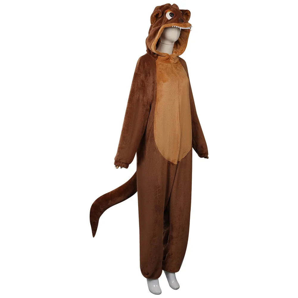 Zootopia  Duke Weaselton Cosplay Costume Jumpsuit Pajamas Sleepwear Halloween Carnival Suit